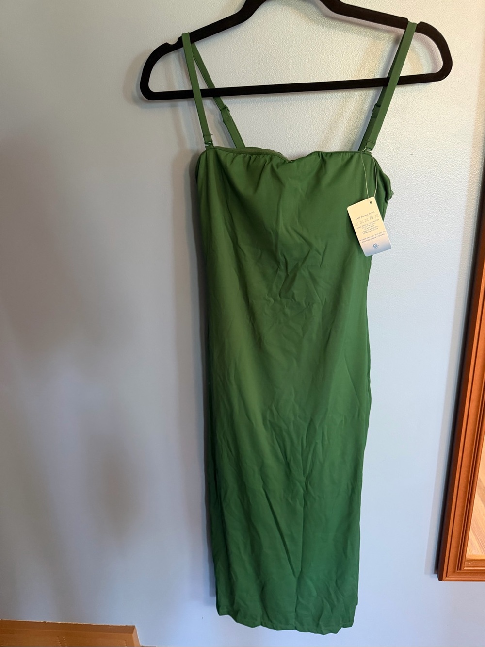 Green Shapewear Dress-Popilush - Picture 4 of 5
